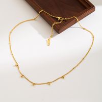 Simple Style Star Moon Fish Tail Stainless Steel Plating Gold Plated Pendant Necklace main image 4