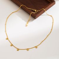 Simple Style Star Moon Fish Tail Stainless Steel Plating Gold Plated Pendant Necklace sku image 2