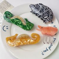 Cute Conch Shell Fish Imitation Pearl Acetic Acid Sheets Handmade Hair Claws main image 5