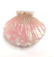 Cute Conch Shell Fish Imitation Pearl Acetic Acid Sheets Handmade Hair Claws main image 3