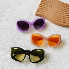 Casual Vacation Color Block Pc Resin Oval Frame Full Frame Women's Sunglasses