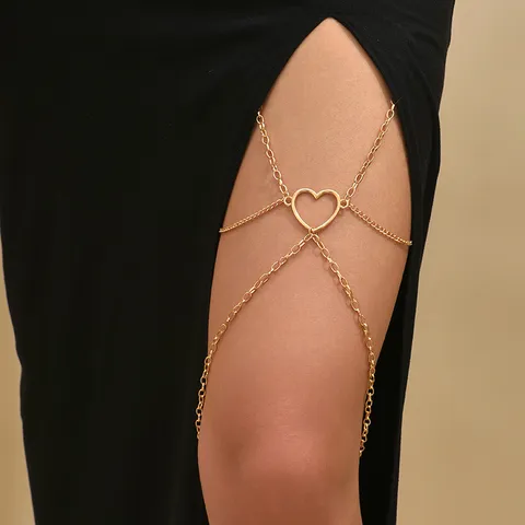 Dropship Thigh Chains For Women Gold Snake Leg Chain Boho Women's