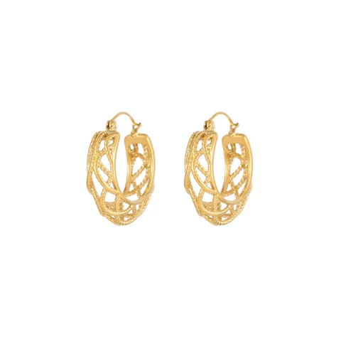 US$ 1.66 ~ US$ 2.55 - aretes hoops de moda por mayor de acero