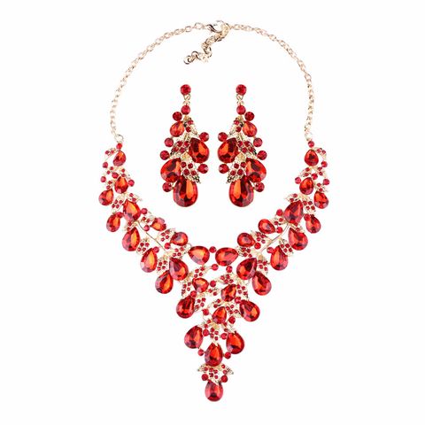 Alloy Fashion Sweetheart Necklace  (red) Nhjq9901-red