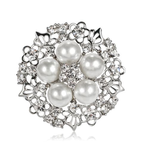 Alloy Korea Flowers Brooch  (aa098-a) Nhdr2378-aa098-a