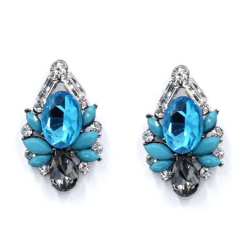 Alloy Fashion Geometric Earring  (blue) Nhjj4180-blue