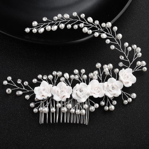 Beads Fashion Flowers Hair Accessories  (alloy) Nhhs0529-alloy
