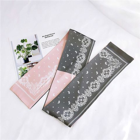New Korean Style Boxer Small Scarf Silk Scarf Women's Spring And Autumn All-match Ribbon Wrist Strap Ribbon Hair Band Fashion Small Silk Scarf