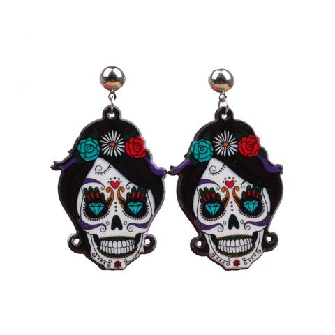 Acrylic Fashion Geometric Earring  (female Ghost) Nhyl0254-female-ghost