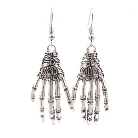 Fashion Palm Plating Alloy No Inlaid Earrings