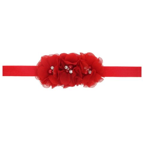 Cloth Fashion Flowers Hair Accessories  (red)  Fashion Jewelry Nhwo0756-red