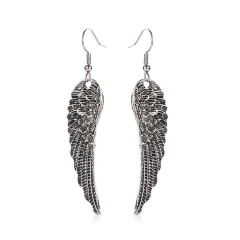 New Earrings Temperament Retro Wings Earrings Earrings Female Fashion Angel Wings Trend Earrings