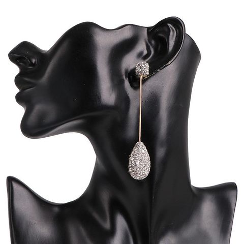 Women's Long Earrings With Diamond Earrings