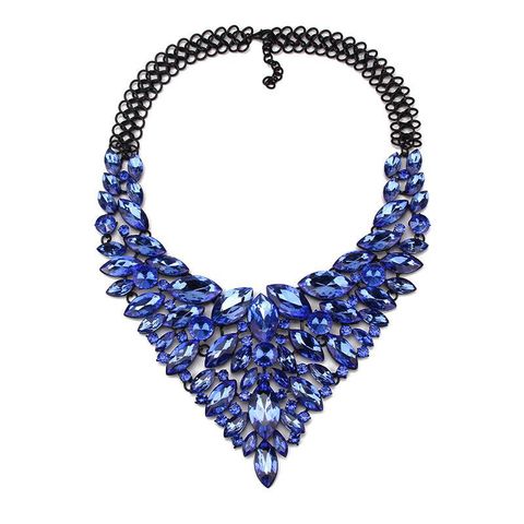 Womens Geometric Inlay Imitated Crystal Alloy Jiaqi Jewelry Necklaces Nhjq122715