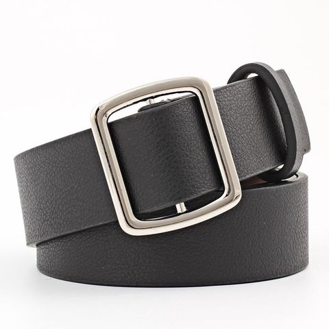 Fashion Woman Imitation Leather Smooth Buckle Belt Strap For Jeans Dress Multicolor Nhpo134178