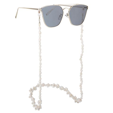 White Small Conch Glasses Chain Nhbc137255