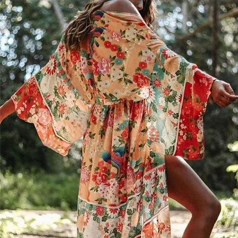 Explosion Models Chiffon Loose Sun Protection Clothing Beach Coat Cardigan Nhxw130743