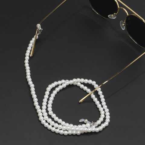 Fabrik Direkt Verkauf Neuartige Perlen Verkleidung Augen Kette 70cm Nachahmung Perle Mode Umweltschutz Großhandel