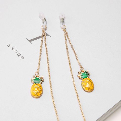 Pineapple Pendant Metal Glasses Chain Nhbc131056