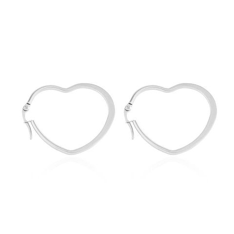 Simple Hollow Heart Geometric Earrings Nhdp145098