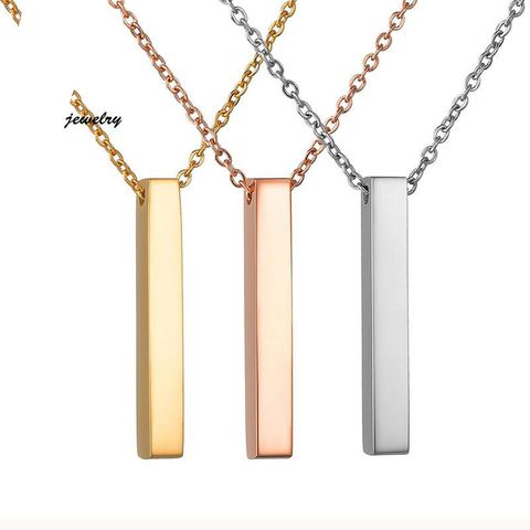 Fashion Geometric 304 Stainless Steel Plating 18K Gold Plated Unisex Necklace