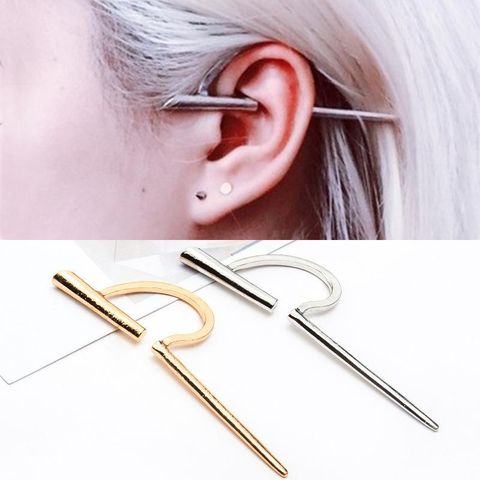 European And American Hot English Letter C-shaped Ear Clip Nhcu146553