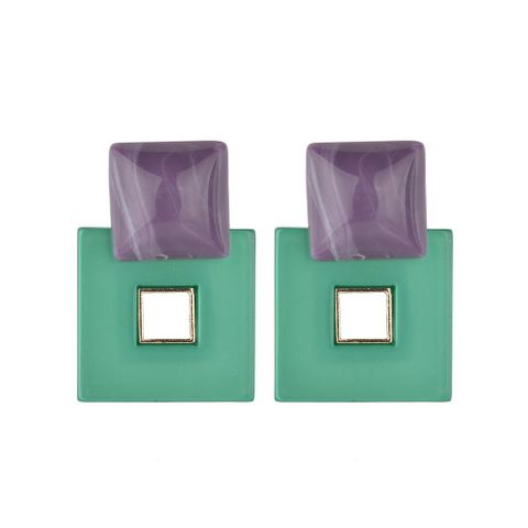 Fashion Geometric Hollow Acrylic Color Variety Earrings Nhbq146573