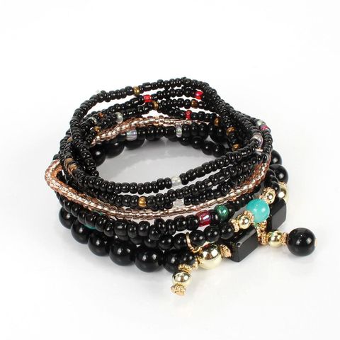 Fashion Bohemian Multilayer Rice Bead Bracelet Nhct147072