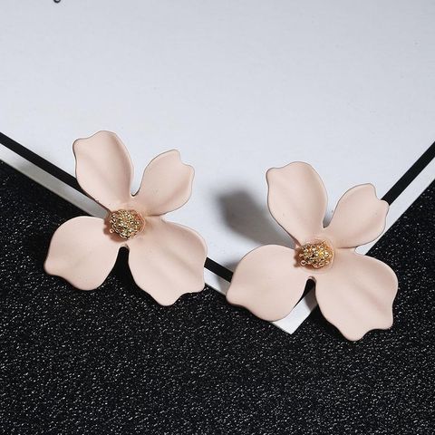 New Simple Sweet Flowers Stud Earrings Nhpf147196