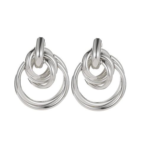 New Fashion Alloy Ring Earrings Tube/medium/large Nhdp151944