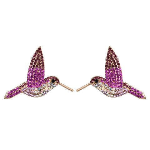 Fashion Bird Diamond Alloy Other Earrings Ear Studs