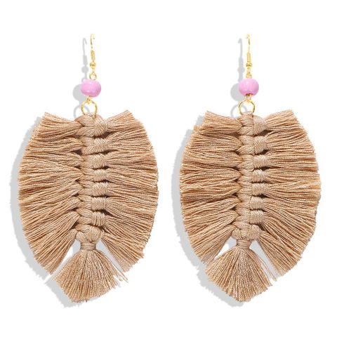 Lady Leaf Cloth Earrings