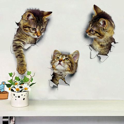 New Cute Cat Wall Stickers
