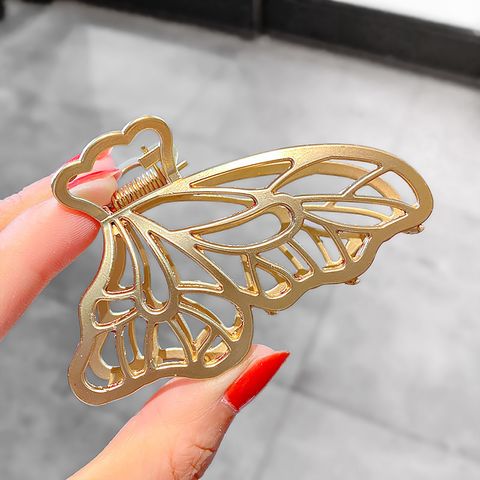Butterfly Metal Geometric Hollow Hair Clip