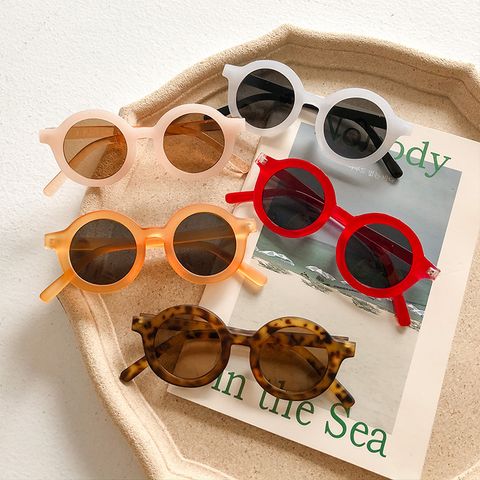 Summer Anti-ultraviolet Children&#39;s Sunglasses Leopard Print Retro Boys And Girls Sunglasses Nihaojewelry Wholesale