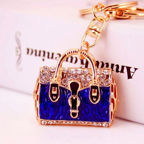 Fashion Creative Cute Color Handbag Keychain