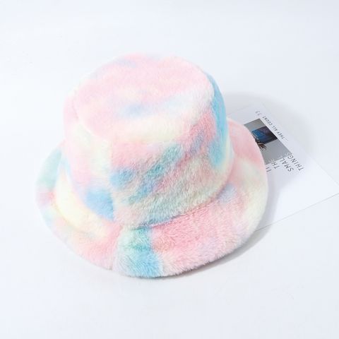 Korean Fashion Wild Color Plush Trend Warm Fisherman Hat