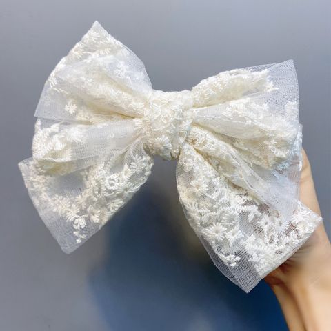 Big Lace Double Bow Hairpin