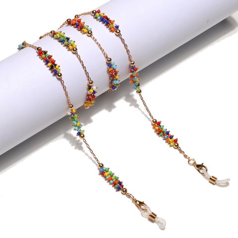 Colorful Clip Beads Glasses Chain