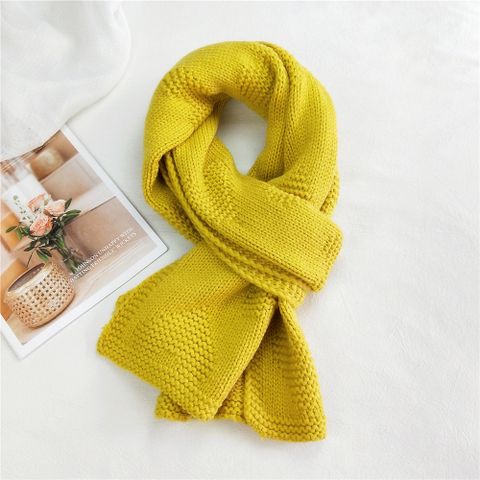 New Knitted Wool Korean Thickened Warm Scarf