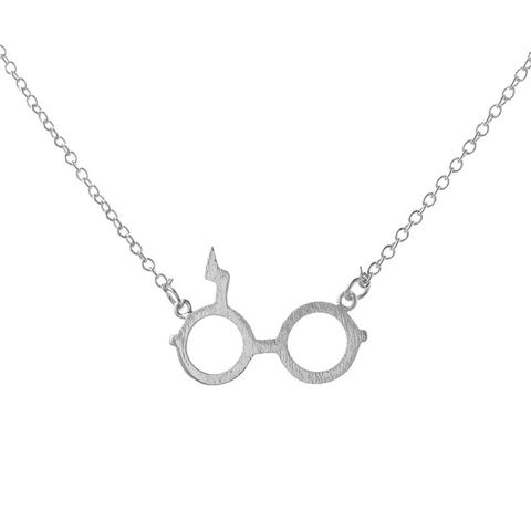 Death Hallows Glasses Pendant Necklace