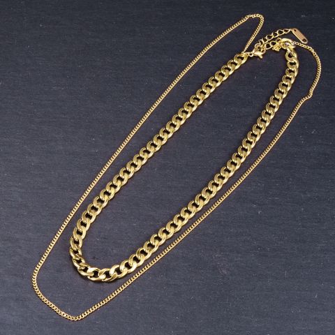 Double-layer Gold Plated Necklace