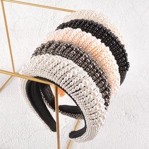 Fashion Sponge Pearl Headband