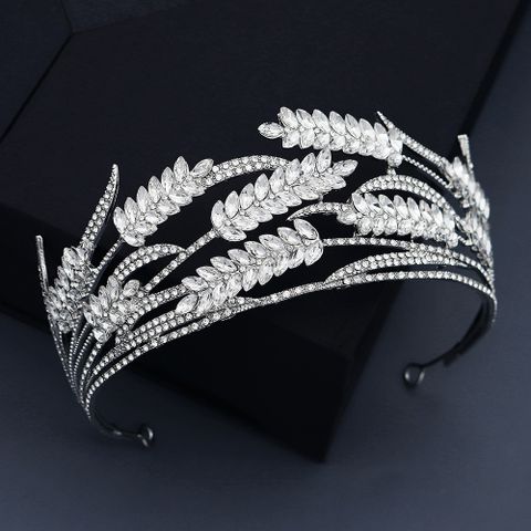 Korean Headdress Wheat Ear Rhinestone Bridal Crown Wedding Dress Accessories