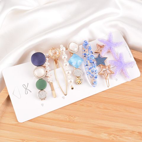 Pearl Frosted Hairpin Eight-piece Set