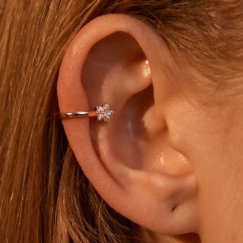 Wholesale Jewelry Star Copper Plating Earrings