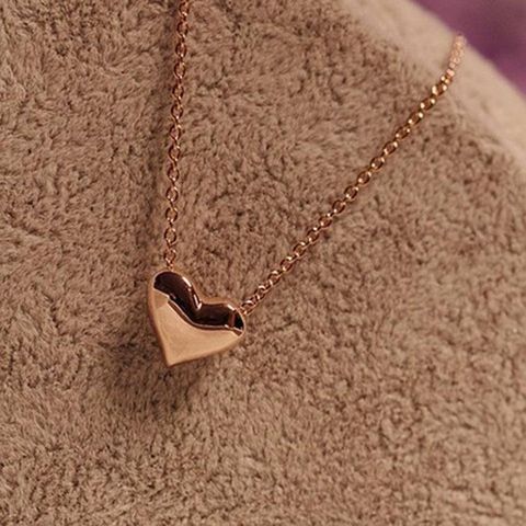 Heart Alloy Plating Women's Necklace