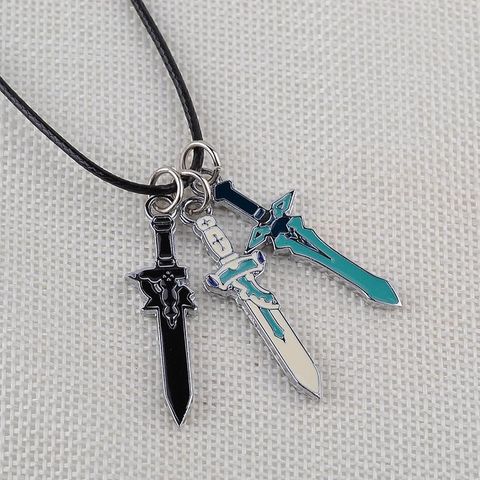New Simple Fashion Weapon Three Sword Necklace Yiwu Nihaojewelry Wholesale