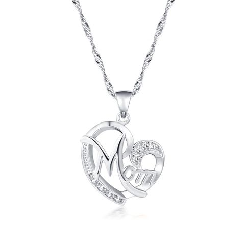 Grenz Überschreitende Heiße Halskette Weibliche Schlüsselbein Kette Mode Kreative Muttertag Geschenk Mom Diamant Halskette Zubehör Großhandel