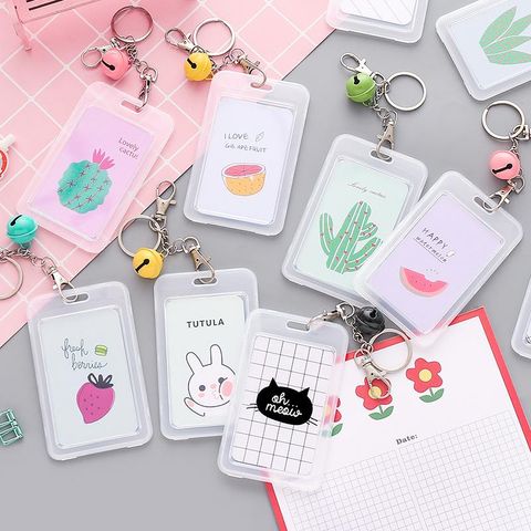 New Transparent Card Sleeve Protective Cover Cute Creative Bank Card Hard Shell